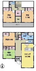 岩槻区黒谷戸建の物件間取画像